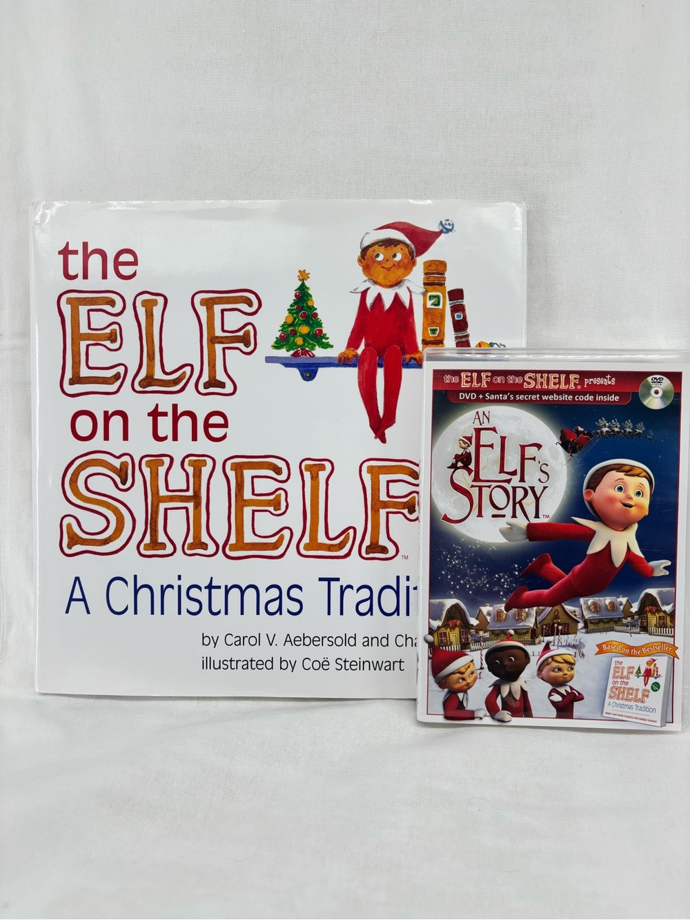 Kids Elf on the Shelf DVD and Book. Like New. Great gift to give. Christmas